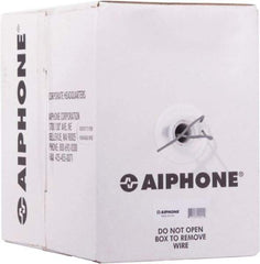 Aiphone - 22 AWG, 20 Strand, 500' OAL Shielded Automation & Communication Cable - PVC Insulation, 0.0253" OD - Americas Industrial Supply