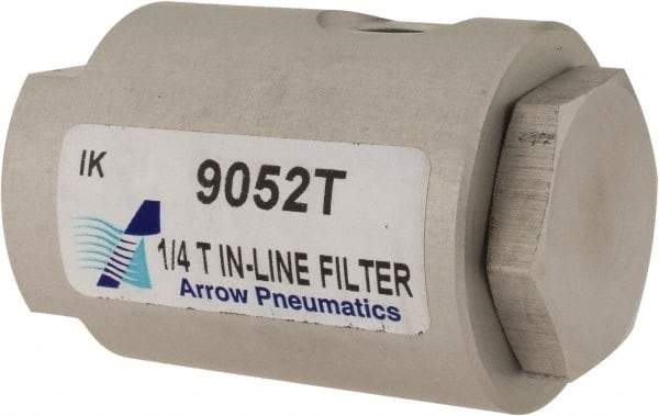 Made in USA - Filter Elements & Assemblies Filter Type: In-Line T Type Media Type: Sintered Bronze - Americas Industrial Supply