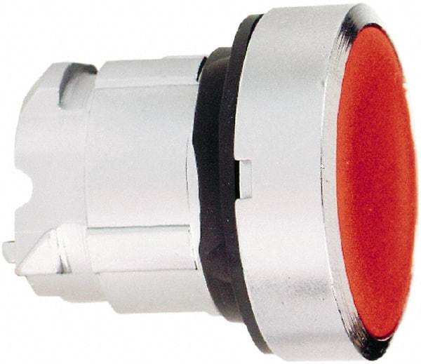 Schneider Electric - 22mm Mount Hole, Flush, Pushbutton Switch Only - Round, Orange Pushbutton, Illuminated, Momentary (MO) - Americas Industrial Supply