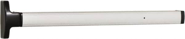 Falcon - 2' 6" to 3' 4-1/2" Door Width Concealed Vertical Rod Push Bar - Anodized Aluminum Finish - Americas Industrial Supply