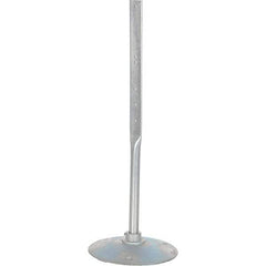 Vestil - 17-3/8" Wide x 48" High Sign Compatiblity, Steel Sign Stand - Silver - Americas Industrial Supply