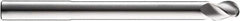 SGS - 1/2" Diam, 5/8" LOC, 3 Flute Solid Carbide Ball End Mill - Uncoated, Single End, 5" OAL, 1/2" Shank Diam, Spiral Flute - Americas Industrial Supply