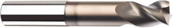 SGS - 1", 3 Flute, Single End, Solid Carbide, 0.12" Corner Radius End Mill - 6" OAL, 38° Helix, Right Hand Flute, 3-1/4" LOC, Right Hand Cut - Americas Industrial Supply