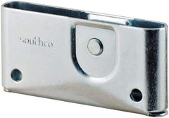 Made in USA - 1-3/4" Long x 0.64" Wide x 3.69" High, Draw Latch - Zinc Plated Steel, with Plain Steel Finish - Americas Industrial Supply