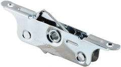 Made in USA - 0.44" Long x 0.64" Wide x 5.89" High, Draw Latch - Zinc Plated Steel, with Plain Steel Finish - Americas Industrial Supply