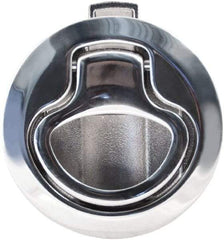 Value Collection - 1.96" Long x 0.88" Wide x 2.82" High, Flush Pull Latch - 316 Stainless Steel, with Electropolished Finish - Americas Industrial Supply