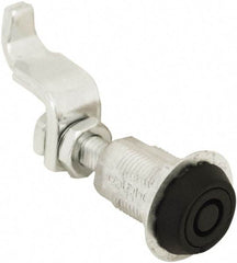 Made in USA - 3.52" Long x 0.88" Wide x 3-1/4" High, Compression Latch - Zinc Plated Steel, with Black Powder Coat Finish - Americas Industrial Supply