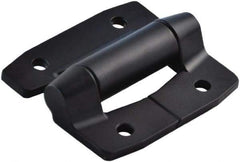 Value Collection - 2-3/4" Long x 3.16" Wide, Heavy Duty Hinge - Aluminum, Black Powder Coat Finish - Americas Industrial Supply
