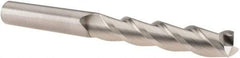 SGS - 1/2", 2-1/2" LOC, 1/2" Shank Diam, 5" OAL, 3 Flute, Solid Carbide Square End Mill - Single End, TiB2 Finish, Spiral Flute, 38° Helix, Centercutting, Right Hand Cut, Right Hand Flute, Series 43 - Americas Industrial Supply