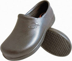 Genuine Grip - Unisex Size 12 Medium Width Plain Work Shoe - Black, EVA Upper, Rubber Outsole, 4" High, Dielectric, Non-Slip, Waterproof - Americas Industrial Supply
