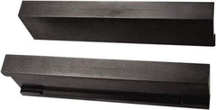 Jet Machining - 6" Wide x 1.72" High x 5/8" Thick, Flat/No Step Vise Jaw - Hard, Alloy Steel, Moveable Jaw, Compatible with 6" Vises - Americas Industrial Supply
