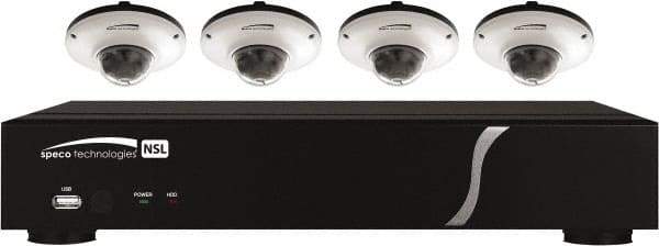 Speco - Security Camera Recorders Type: 8 Channel Plug & Play Network Video Recorder and IP Camera Kit Hard Drive Size: 2 TB - Americas Industrial Supply