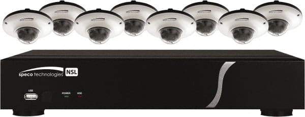 Speco - Security Camera Recorders Type: 8 Channel Plug & Play Network Video Recorder and IP Camera Kit Hard Drive Size: 2 TB - Americas Industrial Supply