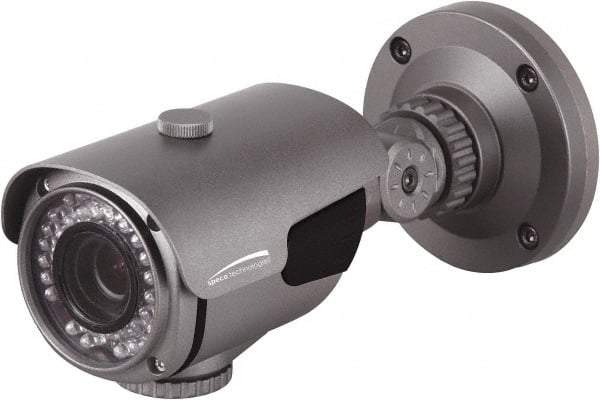 Speco - Indoor and Outdoor Variable Focal Lens Infrared Bullet Camera - 2.8-12mm Lens, 700 Resolution Line, 8.27 Inch Long x 3.94 Inch High x 3.94 Inch Wide, Color Image - Americas Industrial Supply