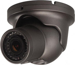 Speco - Indoor and Outdoor Variable Focal Lens Infrared Turret Camera - 3.7mm Lens, 1,000 Resolution Line, 3.8 Inch Diameter, 4.65 Inch High, Color Image - Americas Industrial Supply