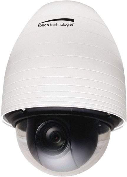 Speco - Indoor and Outdoor Variable Focal Lens PTZ Camera - 4.3-129mm Lens, 1920 x 1080 Pixels, 7.68 Inch Diameter, 9.01 Inch High, Color Image - Americas Industrial Supply