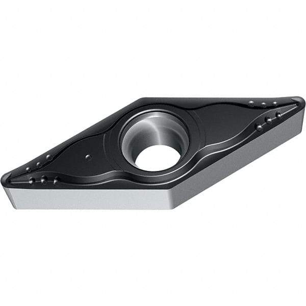 Walter - VBMT332 MP4 Grade WPP10S Carbide Turning Insert - 35° Parallelogram, 3/8" Inscr Circle, 3/16" Thick, 1/32" Corner Radius - Americas Industrial Supply