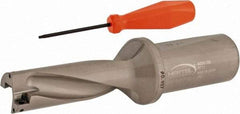 Hertel - 2-13/16" Max Drill Depth, 3xD, 15/16" Diam, Indexable Insert Drill - 2 Inserts, 1-1/4" Shank Diam, Straight Shank - Americas Industrial Supply