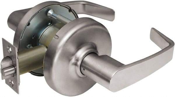 Corbin Russwin - Passage Lever Lockset - 2-3/4" Back Set, Steel, Brushed Chrome Finish - Americas Industrial Supply