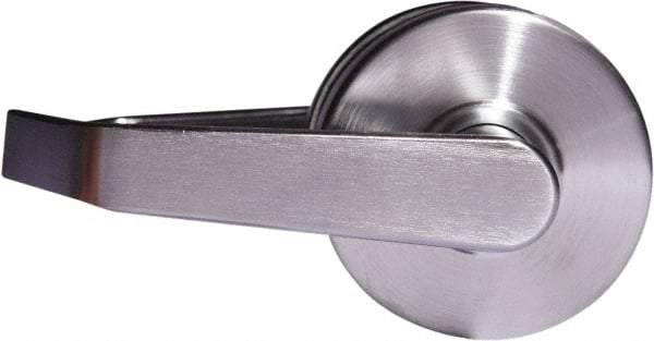 Arrow Lock - Entry Lever Lockset - 2-3/4" Back Set, Steel, Brushed Chrome Finish - Americas Industrial Supply
