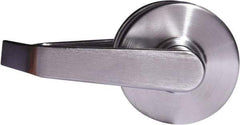 Arrow Lock - Entry Lever Lockset - 2-3/4" Back Set, Steel, Brushed Chrome Finish - Americas Industrial Supply