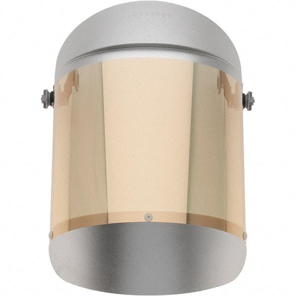 Oberon - Face Shield & Headgear Set - CLR GOLD HEAT REFLCTVE FACESHIELD W/ADAPTERS - Americas Industrial Supply