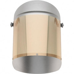 Oberon - Face Shield & Headgear Set - CLR GOLD HEAT REFLCTVE FACESHIELD W/ADAPTERS - Americas Industrial Supply