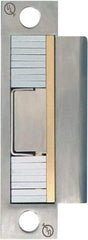 Securitron - 4.88" Long x 1-1/4" Wide, Stainless Steel Finish, Electric Door Strike - 24 VDC, Corded Power, Zinc Alloy - Americas Industrial Supply