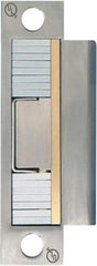 Securitron - 4.88" Long x 1-1/4" Wide, Stainless Steel Finish, Electric Door Strike - 12 VDC, Corded Power, Zinc Alloy - Americas Industrial Supply