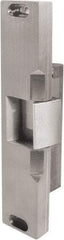 Hes - 13.38" Long x 3/4" Wide, Satin Stainless Steel Finish, Electric Door Strike - 12/24 VDC, Corded Power, Zinc Alloy - Americas Industrial Supply