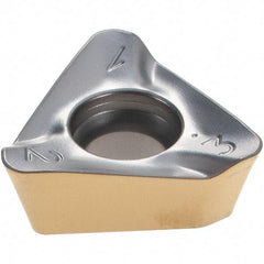 Iscar - HM390 TDKT150516 PDR Grade IC808 Carbide Milling Insert - TiAlN/AlTiN/TiN Finish, 5.85mm Thick, 11.4mm Inscribed Circle, 1.6mm Corner Radius - Americas Industrial Supply