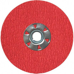 VSM - 7" Diam 7/8" Hole 120 Grit Fiber Disc - Fine Grade, Ceramic, 8,000 Max RPM, Series XF870 - Americas Industrial Supply