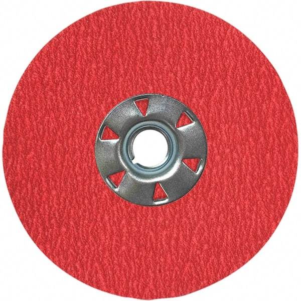 VSM - 7" Diam 7/8" Hole 36 Grit Fiber Disc - Very Coarse Grade, Ceramic, 8,000 Max RPM, Series XF870 - Americas Industrial Supply