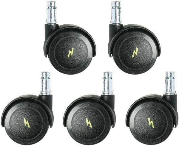 Bevco - Black Caster Set - For Bevco Seating - Americas Industrial Supply