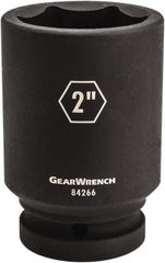 GearWrench - 1" Drive 1-3/4" Deep Impact Socket - 6 Points, 4-1/4" OAL - Americas Industrial Supply