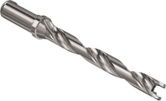 Seco - Crownloc Plus Series, 15 Head Connection, 8xD, 5/8" Shank Diam, Drill Body - 153.2mm Body to Flange Length, SD408 Toolholder, 15mm Nose Diam, 138.2mm Flute Length - Americas Industrial Supply