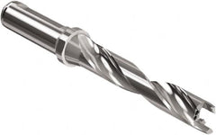 Seco - Crownloc Plus Series, 18 Head Connection, 5xD, 20mm Shank Diam, Drill Body - 125.3mm Body to Flange Length, SD405 Toolholder, 18mm Nose Diam, 107.3mm Flute Length - Americas Industrial Supply