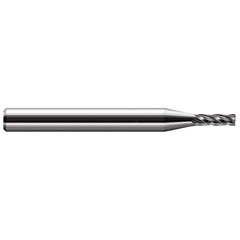 Harvey Tool - Corner Radius & Corner Chamfer End Mills; Mill Diameter (Decimal Inch): 0.0850 ; End Type: Corner Radius ; Corner Radius (Decimal Inch): 0.0050 ; Number of Flutes: 4 ; Material: Solid Carbide ; Finish/Coating: Uncoated - Exact Industrial Supply