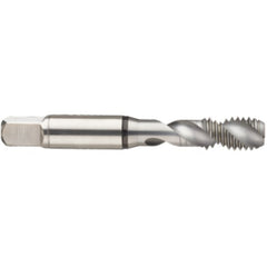 ‎6-32 2FL 2B Cobalt Spiral Flute Semi-Bott Black Ring Tap-Bright Finish-45 Degree Helix - Americas Industrial Supply