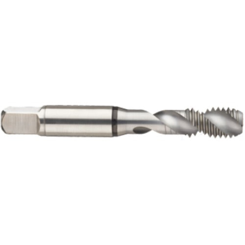 ‎5-40 2FL 2B Cobalt Spiral Flute Semi-Bott Black Ring Tap-Bright Finish-45 Degree Helix - Americas Industrial Supply