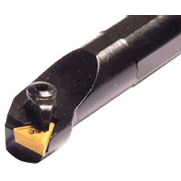 Iscar - 0.945" Min Bore Diam, 10" OAL, 3/4" Shank Diam, S-CTFPR Indexable Boring Bar - TP.. 32.. Insert, Clamp Holding Method - Americas Industrial Supply