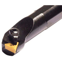 Iscar - 0.945" Min Bore Diam, 10" OAL, 3/4" Shank Diam, S-CTFPR Indexable Boring Bar - TP.. 32.. Insert, Clamp Holding Method - Americas Industrial Supply