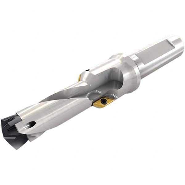 Iscar - 0.413 to 0.429" Diam, 1.06" Max Drill Depth, 5/8" Shank Diam, 3.98" OAL, Replaceable Tip Drill - 10 Seat Size, DCNT Toolholder, Series Pre-Thread - Americas Industrial Supply