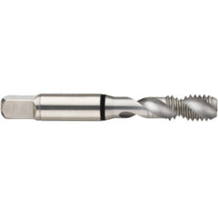 ‎12-28 2FL 2B Cobalt Spiral Flute Semi-Bott Black Ring Tap-Bright-45 Degree Helix - Americas Industrial Supply