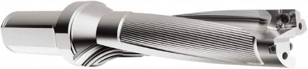 Seco - 77.72mm Max Drill Depth, 4xD, 19.46mm Diam, Indexable Insert Drill - 2 Inserts, 1" Shank Diam, Straight Shank - Americas Industrial Supply