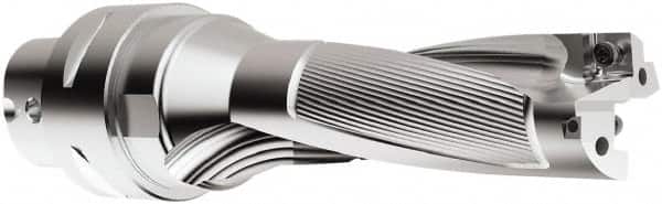 Seco - 67mm Max Drill Depth, 3xD, 22.23mm Diam, Indexable Insert Drill - 2 Inserts, C5 Modular Connection Shank - Americas Industrial Supply