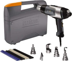 Steinel - 120 to 1,150°F Heat Setting, 4 to 13 CFM Air Flow, Heat Gun Kit - 120 Volts, 13.3 Amps, 1,600 Watts, 6' Cord Length - Americas Industrial Supply