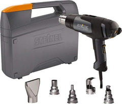 Steinel - 120 to 1,100°F Heat Setting, 4 to 13 CFM Air Flow, Heat Gun Kit - 120 Volts, 13.2 Amps, 1,500 Watts, 6' Cord Length - Americas Industrial Supply