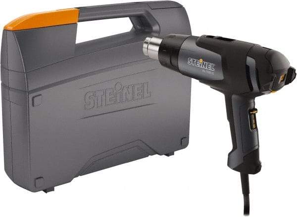 Steinel - 120 to 1,100°F Heat Setting, 4 to 13 CFM Air Flow, Heat Gun - 120 Volts, 13.2 Amps, 1,500 Watts, 6' Cord Length - Americas Industrial Supply