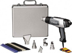 Steinel - 120 to 1,150°F Heat Setting, 4 to 13 CFM Air Flow, Heat Gun Kit - 120 Volts, 13.3 Amps, 1,600 Watts, 6' Cord Length - Americas Industrial Supply